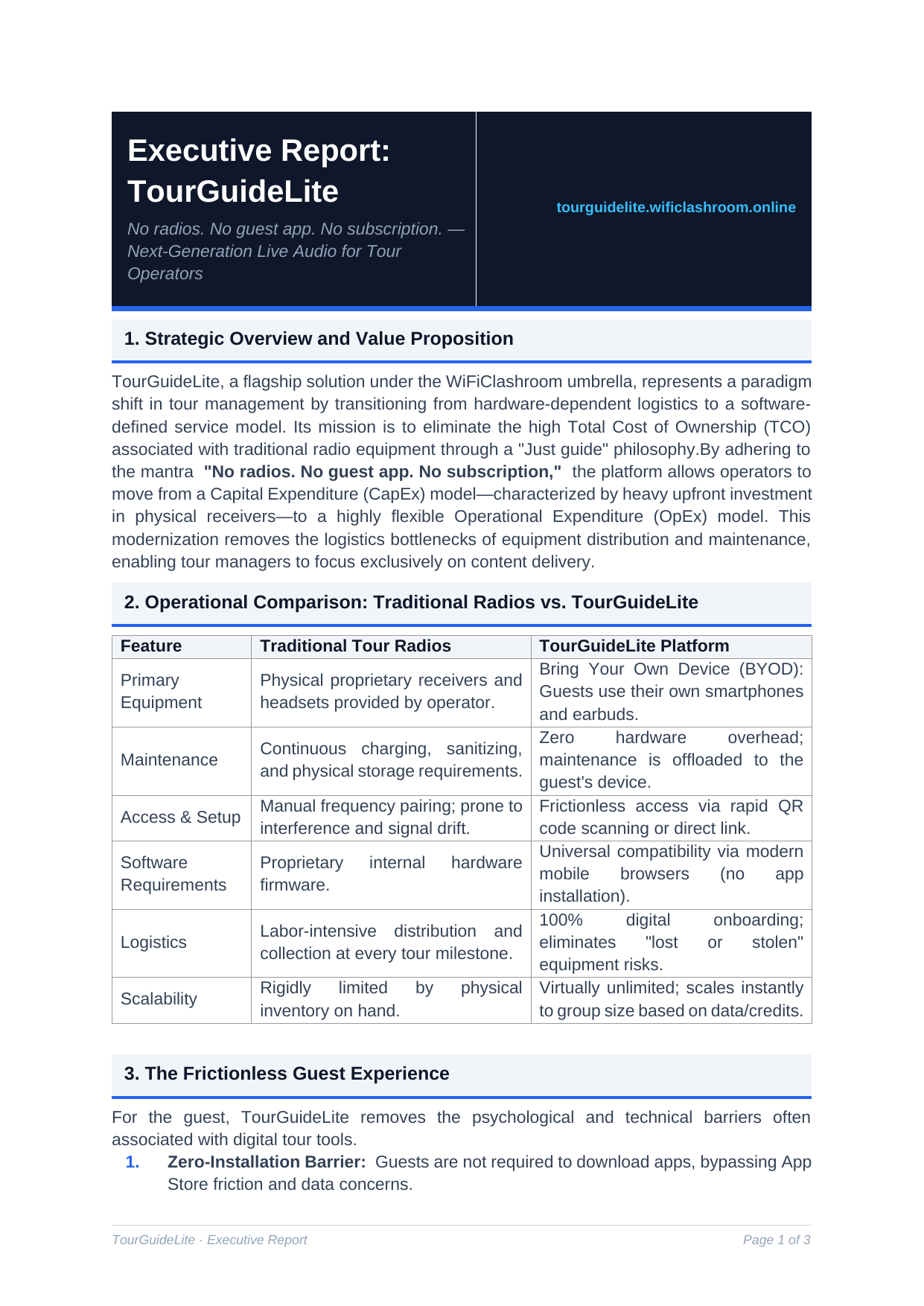 Executive Report preview