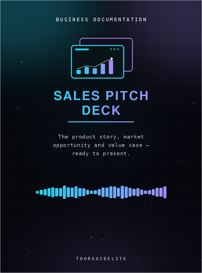 TourGuideLite Sales Pitch Deck preview